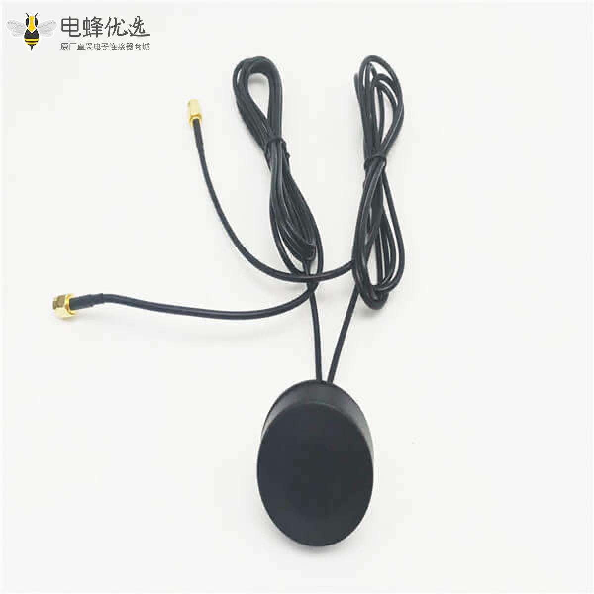 外置GPS 4G LTE防水组合天线接RG174SMA 公头