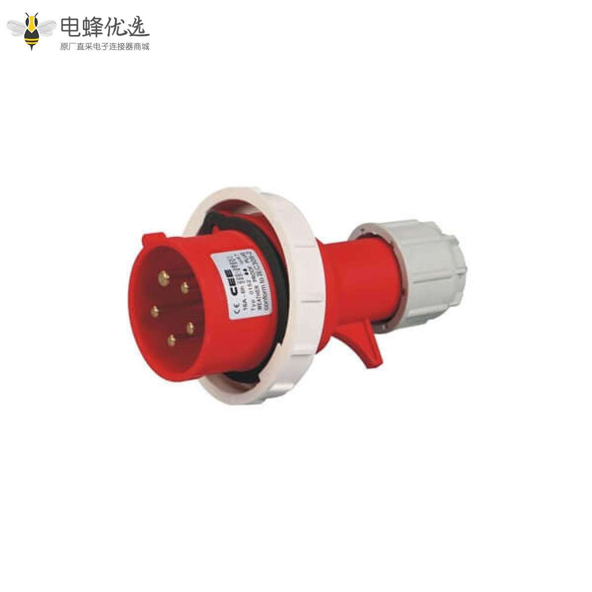 耦合器插头32A 5芯防水IP67工业插头