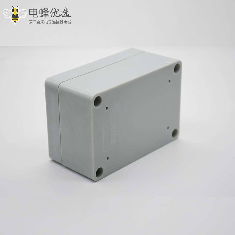 ABS塑料防水接线盒矩形100&times;68&times;50螺丝固定
