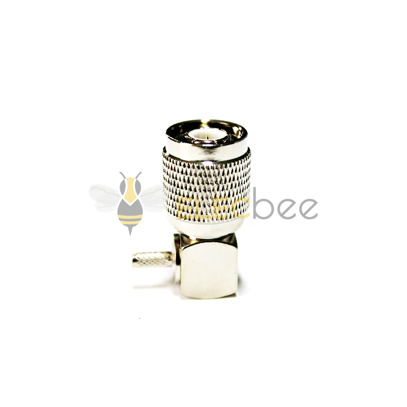 射频同轴连接器 TNC-C-JW1.5弯式公头TNC压接RG316 RG174